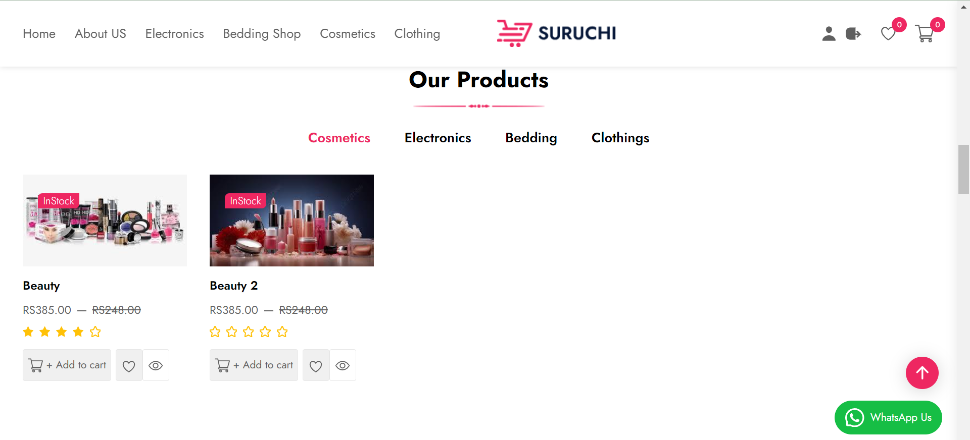 E-commerce Website